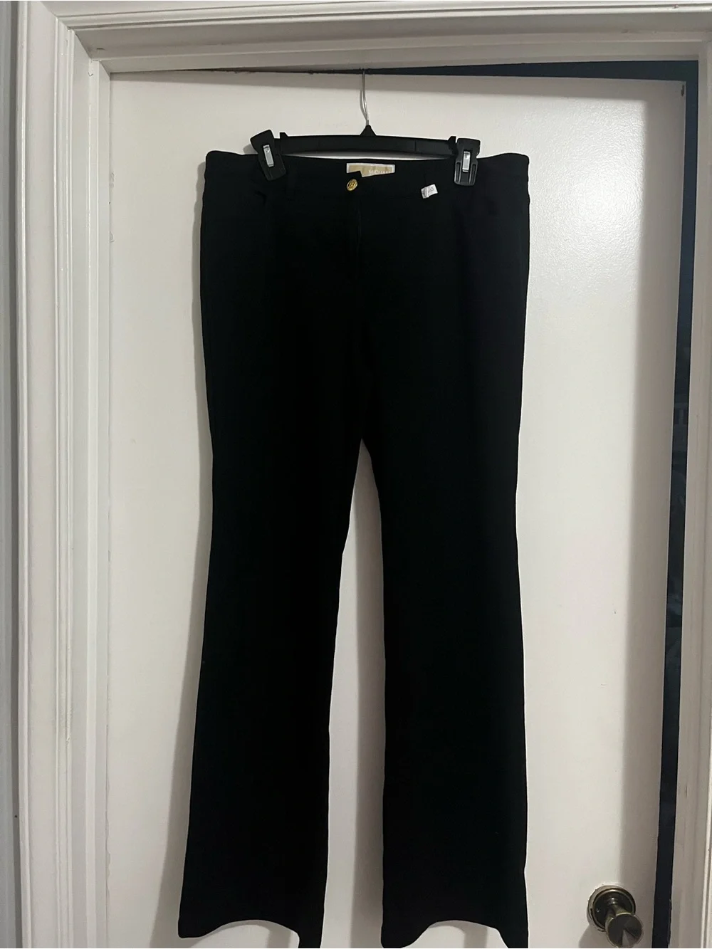 Women's Michael Kohr’s Black Stretch Bootcut Pants Worn Once